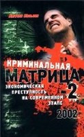 Криминальная Матрица-2. Экономическая преступность на современном этапе