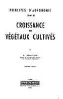 Croissance des végétaux cultivés